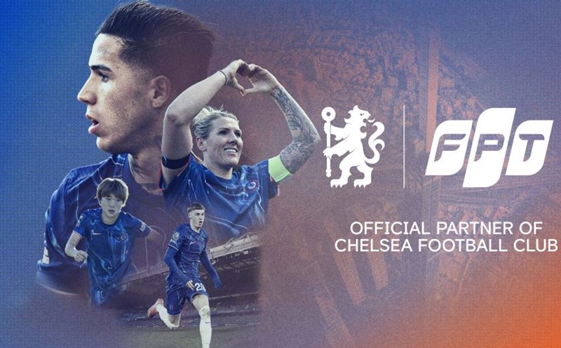 Chelsea joined hands with FPT to enhance the experience for fans. Photo: Van Anh