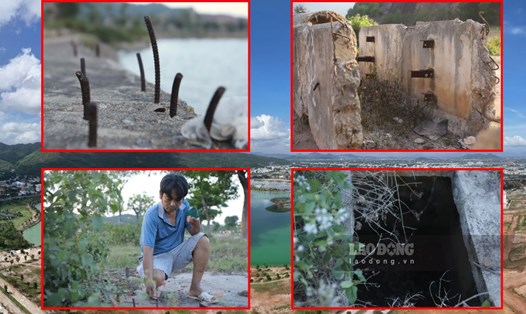Khuôn viên dự án Khu đô thị - Du lịch - Văn hóa - Thể thao hồ Phú Hòa (TP Quy Nhơn, Bình Định) trở nên nhếch nhác sau gần 1 thập kỷ hoang hóa. Ảnh: Hoài Luân