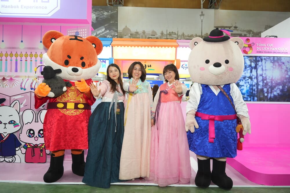 KTO Vietnam booth at VITM Hanoi Fair 2025. Photo: Organizing Committee