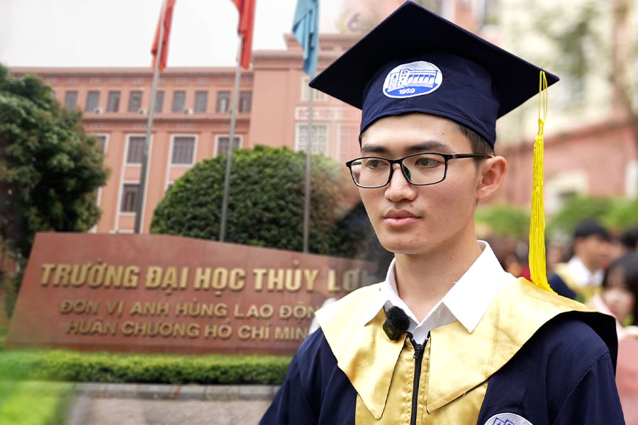 The valedictorian of the University of Water Resources' early graduation ceremony revealed the learning tips