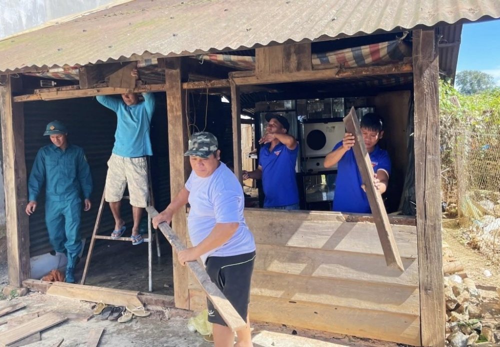 The program to support the elimination of temporary and dilapidated houses for poor and near-poor households has been actively implemented in Nghe An province. Photo: Nghean.gov.vn