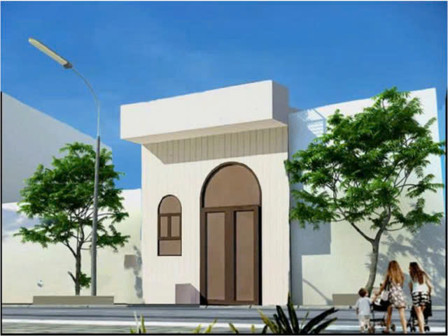 Housing model in the city area for households in difficult circumstances (area of 60m2) designed by the Da Nang Construction Technical Consulting Center