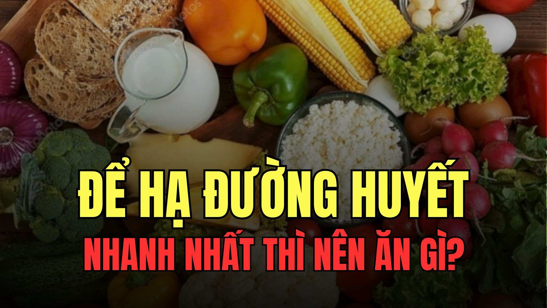 To effectively control blood sugar and lower blood sugar, choosing the right foods is extremely important. Graphics: Tra My