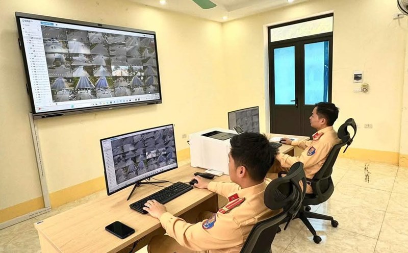 Ha Giang handled 38 cases on the first day of implementing the penalty. Photo: Ha Giang Police