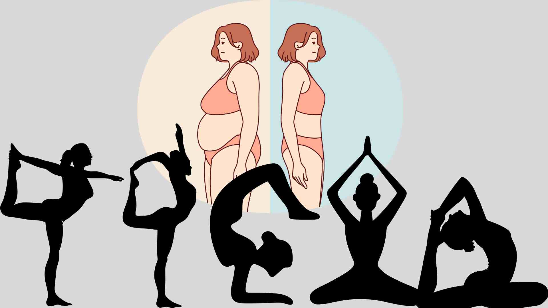 Yoga exercises help burn belly fat, lose weight. Graphic photo: Hoang Loc