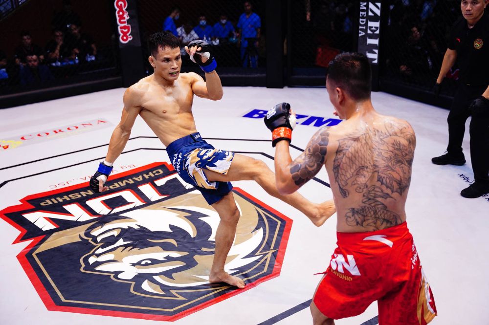 MMA LION Championship 21 took place on April 12 at Tay Ho Stadium, Hanoi. Photo: MMA