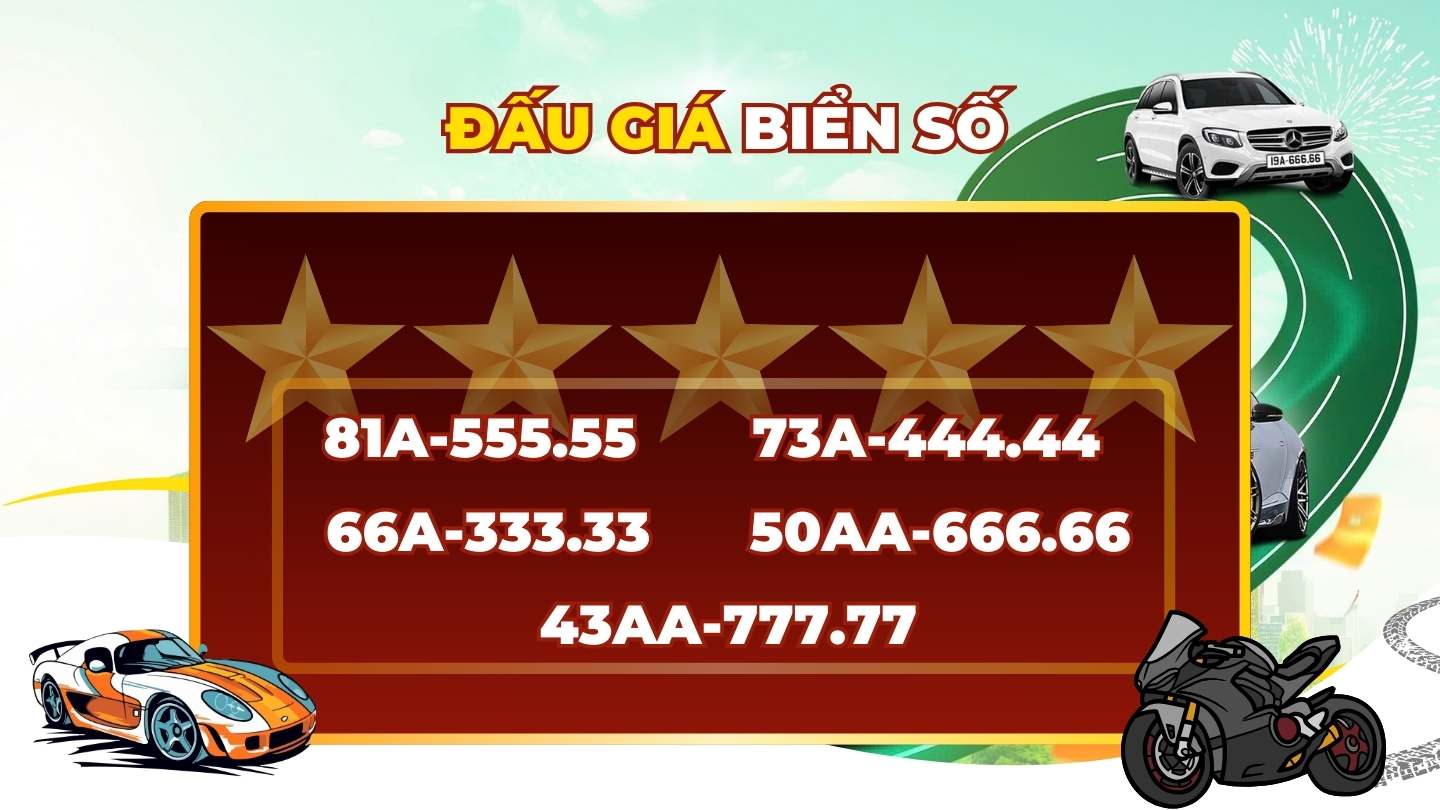 Hay cinco preciosos numeros de madera en subasta el 11 de abril
