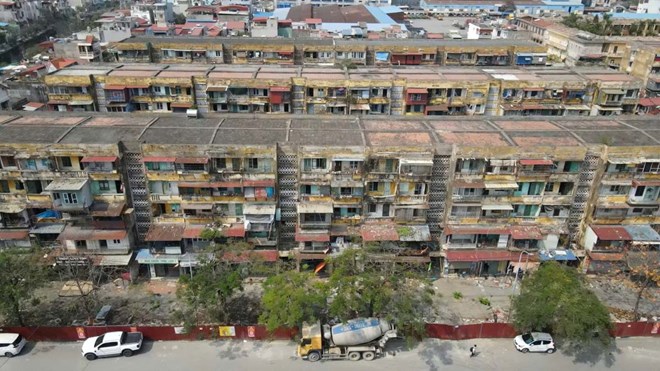 Hải Phòng thu hồi 249 căn hộ tại 2 tòa chung cư nghiêng lún
