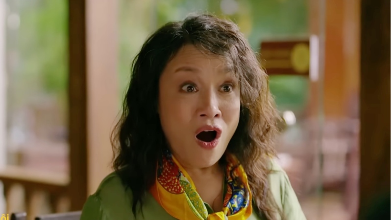 Vai dien an tuong cua dien vien Tu Oanh trong phim “Minh yeu nhau binh yen thoi“. Anh: Cat tu phim
