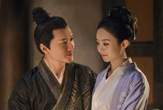 Feng Shaofeng and Zhao Liying in the movie "Minh Lan Story". Photo: Producer