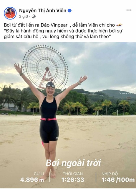 Anh Vien chia se tren trang ca nhan.