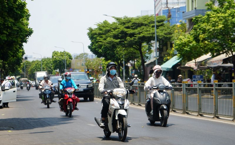 The weather forecast for the Southeast is mainly hot weather. Photo: Thanh Thanh
