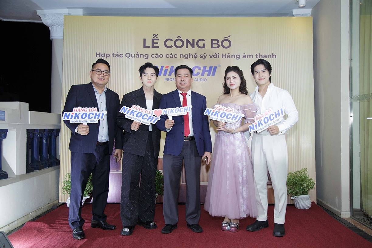 The collaboration between Nikochi and the artist is not only a promotional story, but also a journey to create sustainable values. Photo: Organizing Committee.