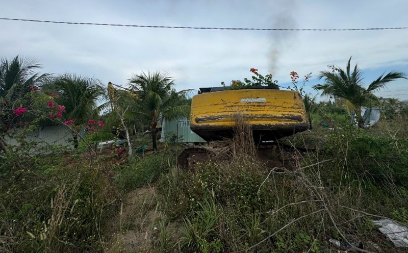 Enforced recovery of more than 302,000 m2 of land in Duong Bao Hamlet, Duong To Commune, Phu Quoc City. Photo: Provided by Phu Quoc City