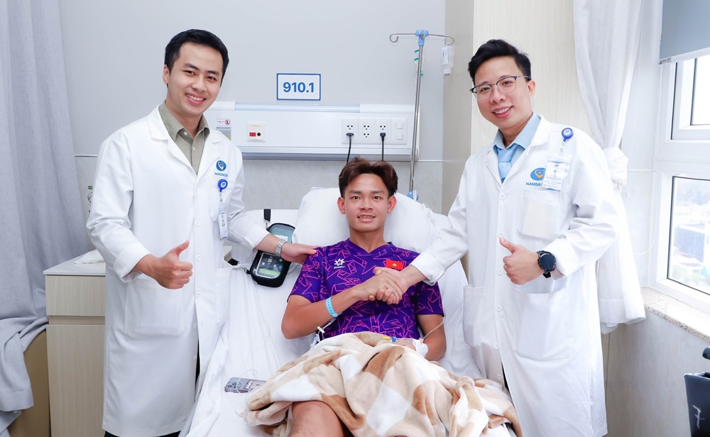 Bui Vi Hao completed a major surgery. Photo: FBNV
