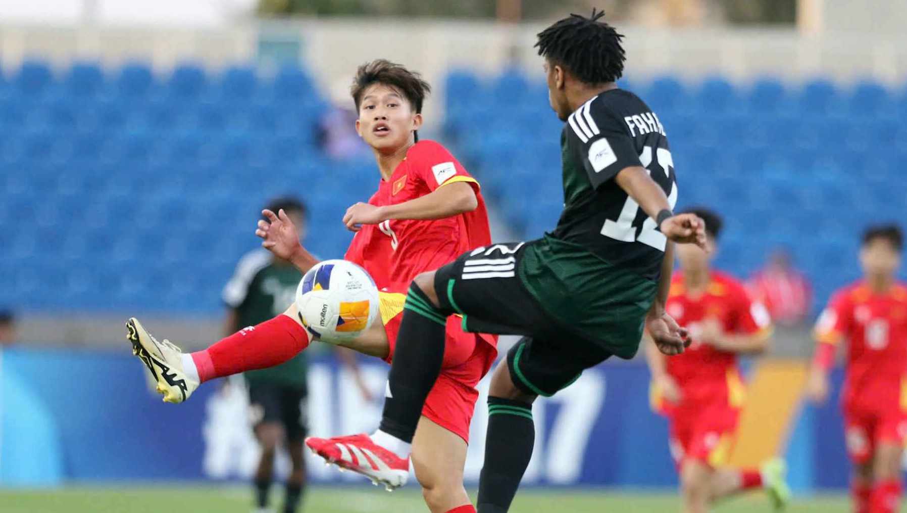 U17 UAE won a ticket to the FIFA U17 World Cup 2025 after a thrilling 1-1 draw with U17 Vietnam. Photo: VFF