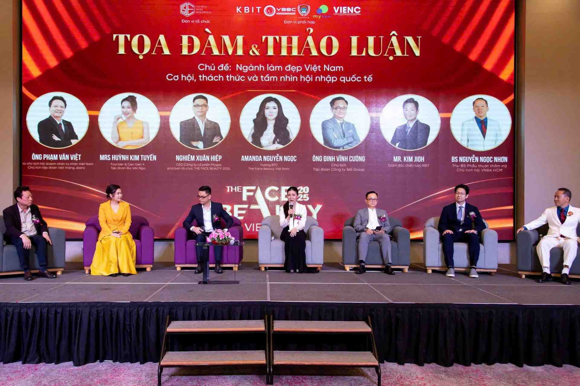 The Face Beauty Vietnam 2025 is not only a beauty pageant, but also a comprehensive strategy to connect brands, founders and consumers in the beauty industry. Photo: Organizing Committee.