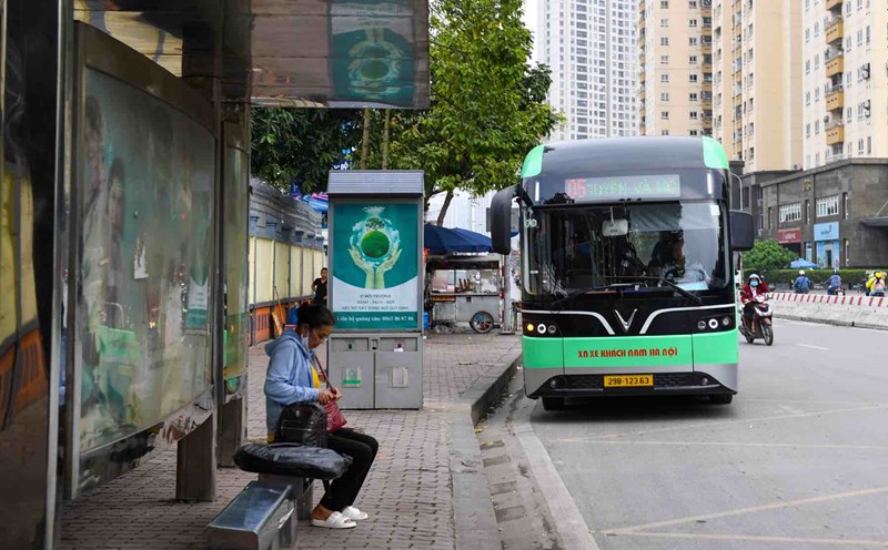 Hanoi bus transported more than 54 million passengers in the first 3 months of the year. Photo: Hanoi Transport Corporation