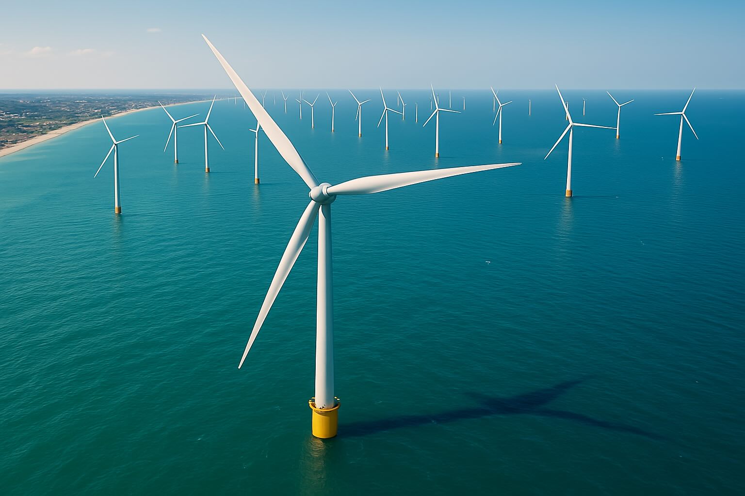 Vingroup proposed to invest in a 3.9 billion USD wind power plant in Quang Binh. Photo AI: Cong Sang