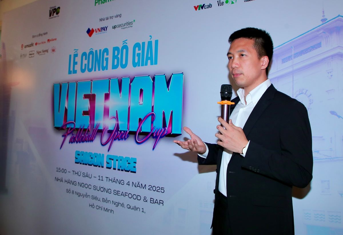 The Vietnam Pickleball Open Cup 2025 in Ho Chi Minh City attracted great attention from the sports community and celebrities. Photo: Dung Phuong