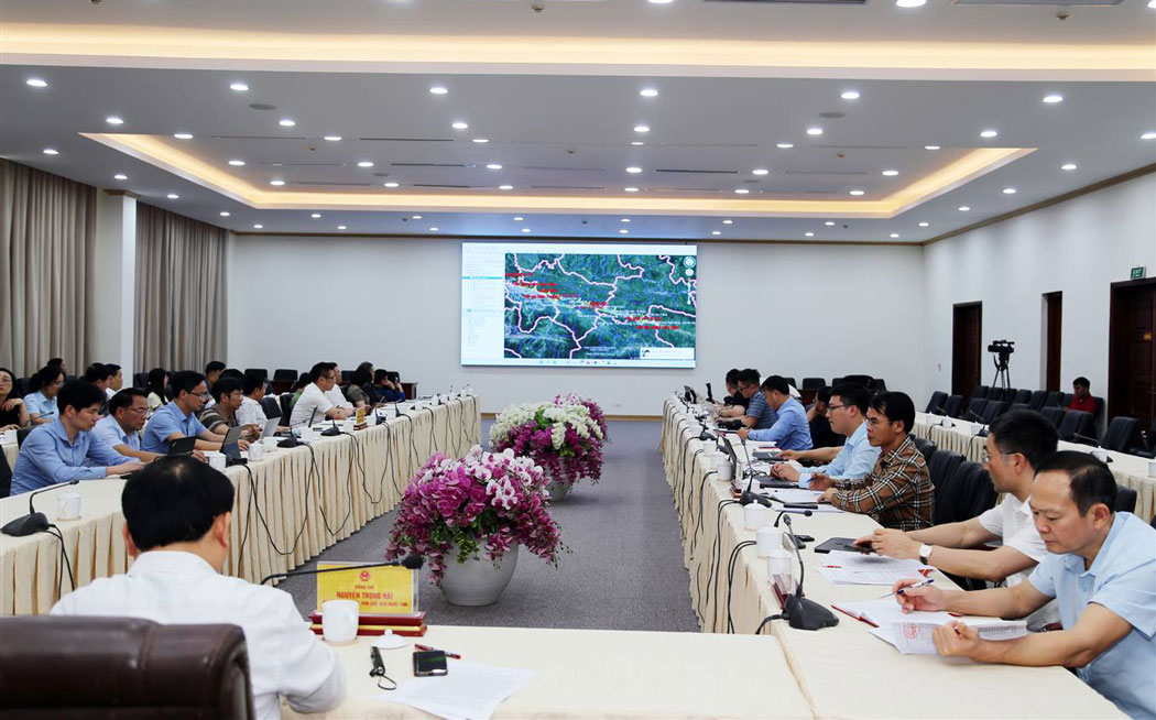Es el escenario de la conferencia de prensa. Imagen: Puerta de la ciudad de Lao Cai