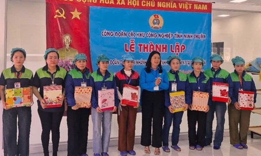 Với nhiều giải pháp vận động phát triển đoàn viên, LĐLĐ tỉnh Ninh Thuận vừa kết nạp mới gần 2.500 đoàn viên. Ảnh: Xuân Hạnh