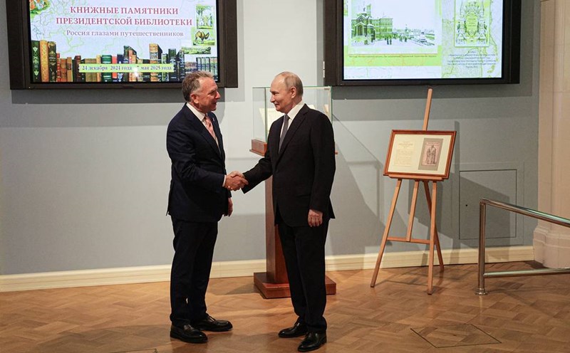 Russian President Vladimir Putin and US Special Envoy Steve Witkoff. Photo: Russian President's Information and Press Office