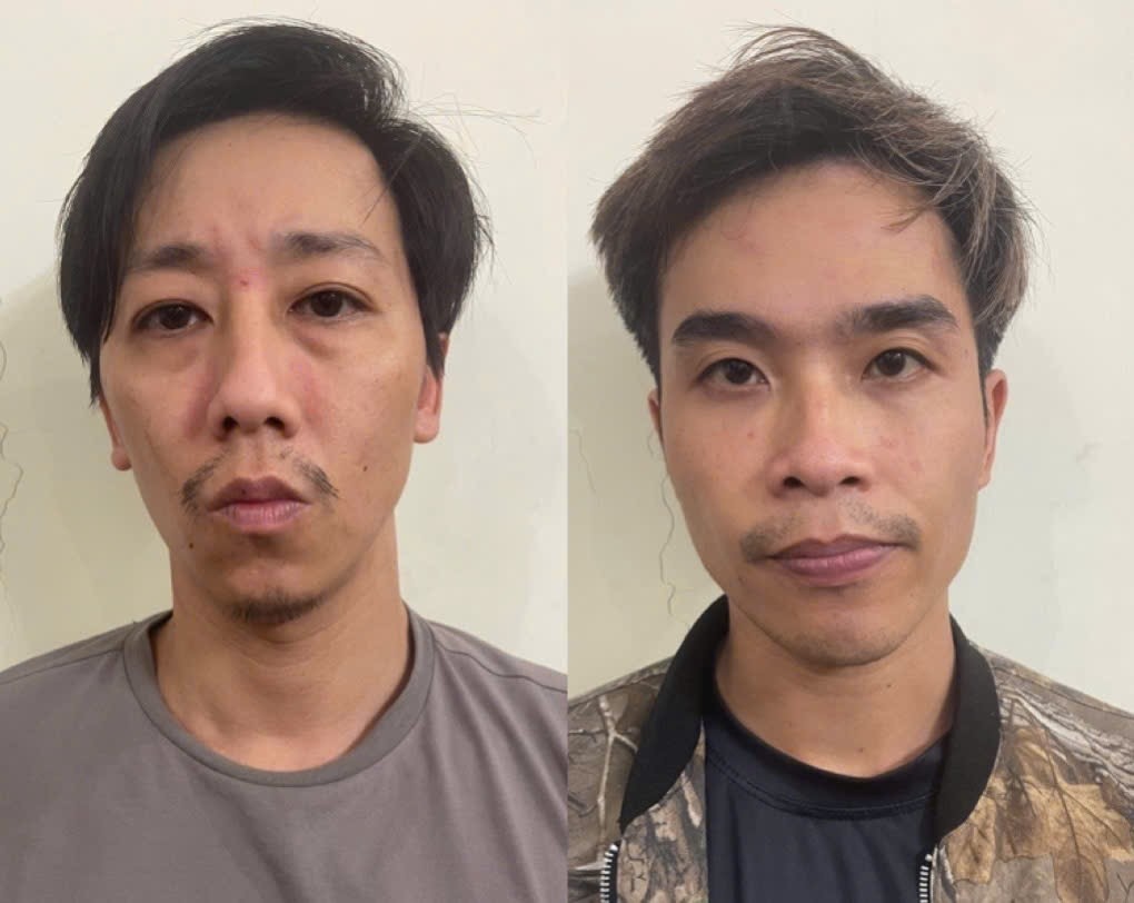 The subjects were arrested. Photo: Vien Kieu sat dan Hai Phong City