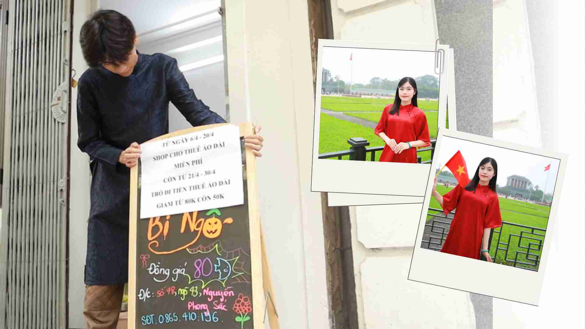 Spreading traditional beauty with a 0 VND Ao Dai shop