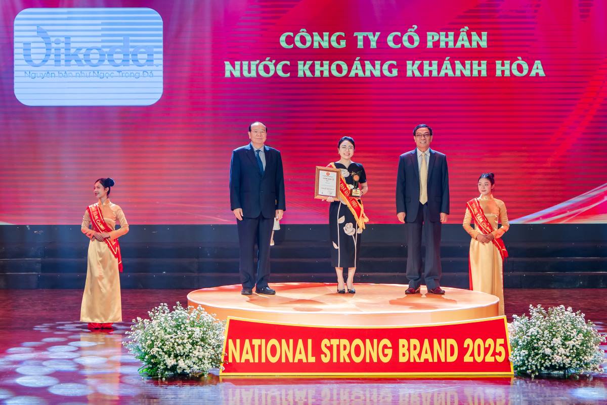 Vikoda was honored in the Top 10 Strong National Brands 2025. Photo: Provided by the company