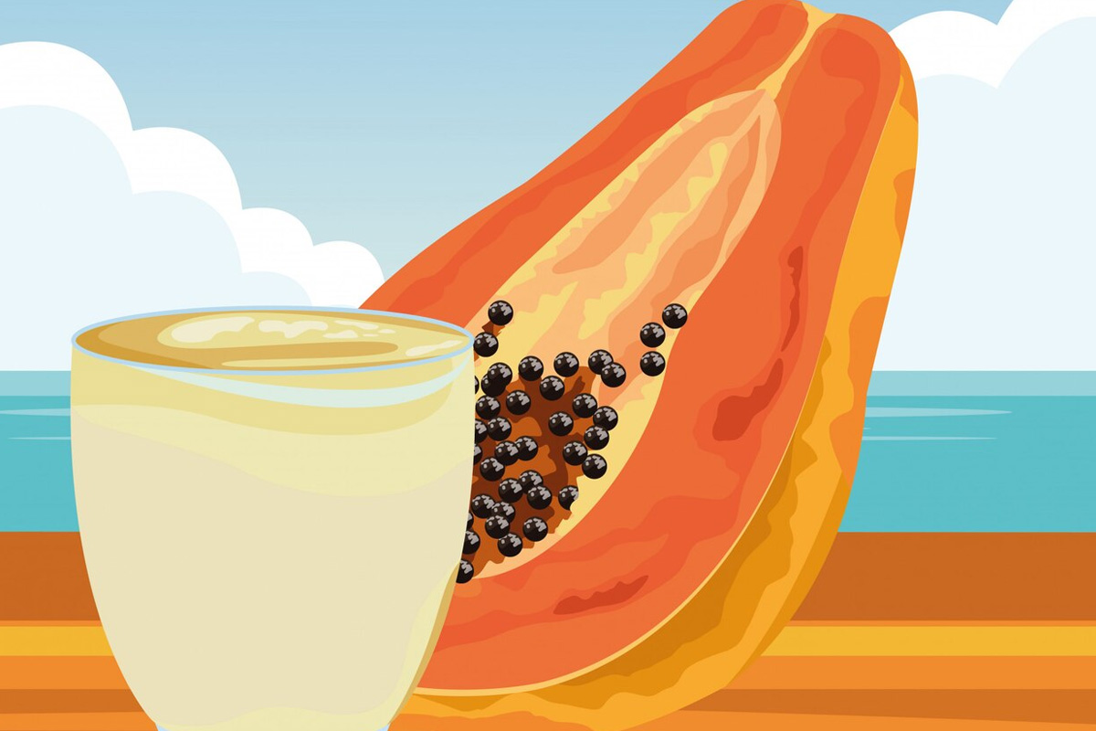 Benefits of eating papaya in summer. Graphics: Thien Nhan