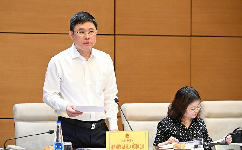 Deputy Director of the Supreme People's Procuracy Nguyen Duc Thai. Photo: Quochoi.vn