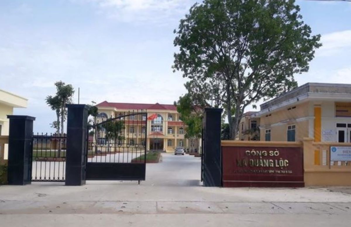 People's Committee of Quang Loc commune, Quang Xuong district, Thanh Hoa on April 12, 2025. Photo: Xuan Hung