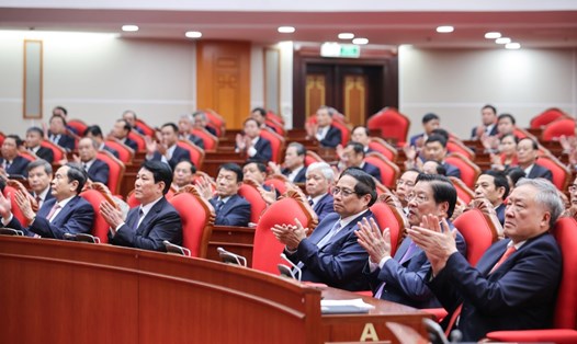 Hội nghị Trung ương 11 khóa XIII diễn ra từ 10-12.4 tại trụ sở Trung ương Đảng. Ảnh: Nhật Bắc