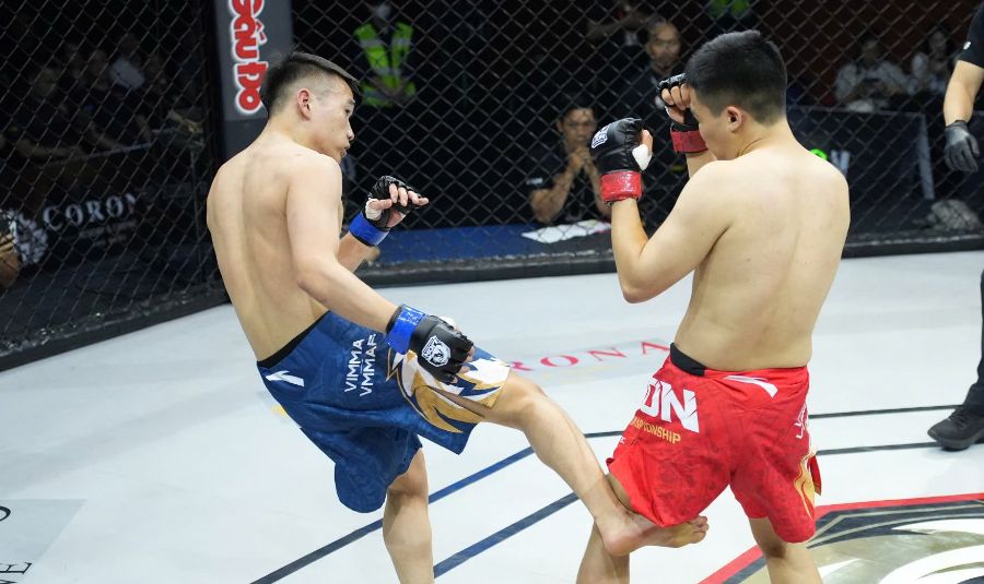 El MMA LION Championship 21 se llevo a cabo en Hanoi. Imagen de las MMA