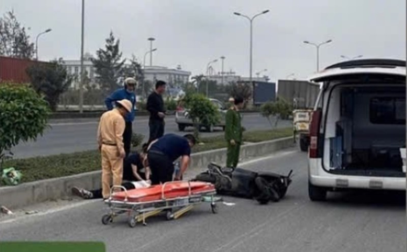 Before the accident. Photo: Hai Phong Traffic Safety Committee