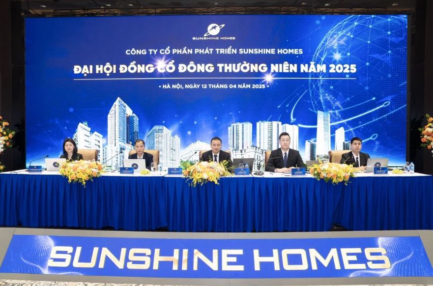 Dai hoi co dong Sunshine Homes 2025 duoc to chuc thanh cong, thong qua ke hoach hop nhat vao Sunshine Group.