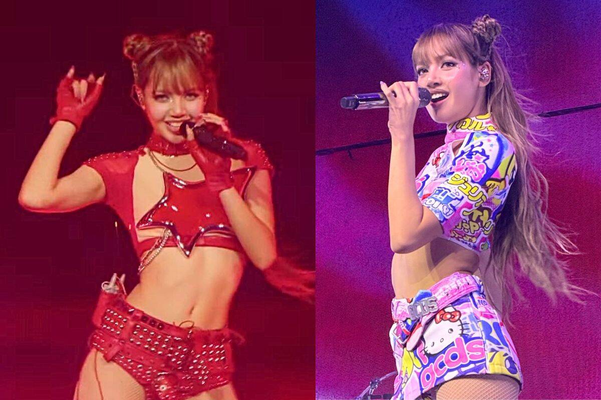 Lisa (Blackpink) performs solo at Coachella 2025. Photo: screenshot