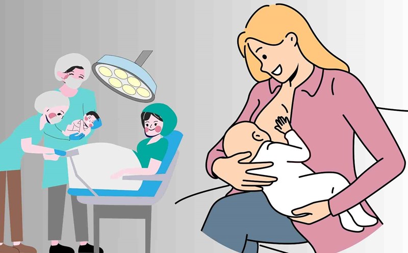 Abstinence after birth is very important to help mothers recover health. Graphic photo: Hoang Loc