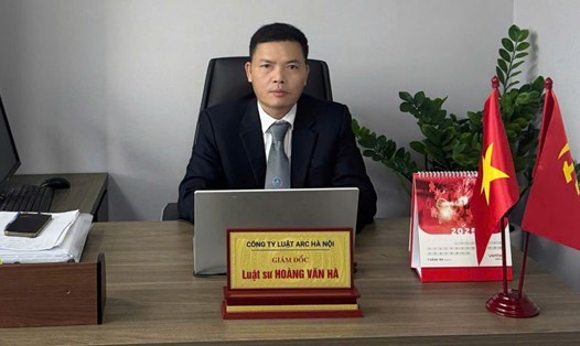 Luật sư Hoàng Văn Hà - Giám đốc Công ty Luật ARC Hà Nội. Ảnh: Đức Vân