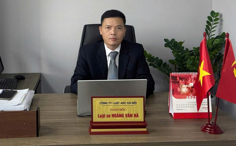 Lawyer Hoang Van Ha - Director of Hanoi ARC Law Firm. Photo: Duc Van