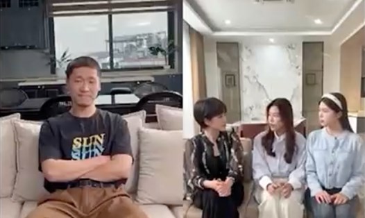 Phiên live của các nhân vật trong "Gặp nhau cuối tuần". Ảnh: Cắt từ video