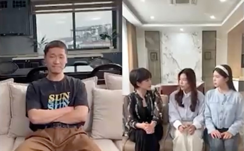 The live session of the characters in "Meeting the weekend". Photo: cut from video