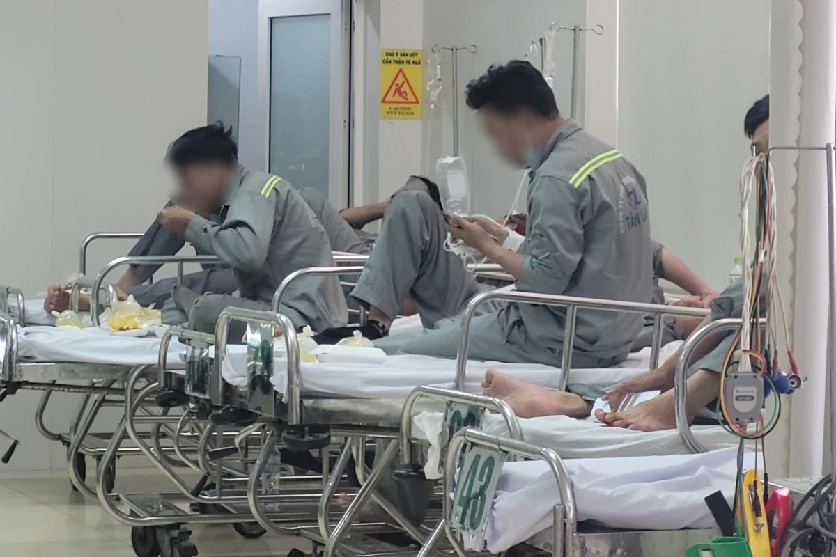 Los trabajadores afectados por el supuesto derrame de gas fueron atendidos en el Hospital de Bahia el 12 de abril. Imagen de la ciudad de An