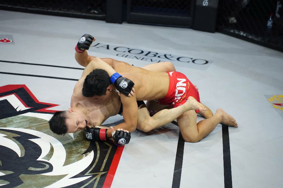 Dang Hoang Minh - Phan Huy Hoang - Le Nguyen Phuc (do) thang Phan Thanh Tung - Nguyen Cong Tuan - Tran Viet Anh o the thuc MMA 