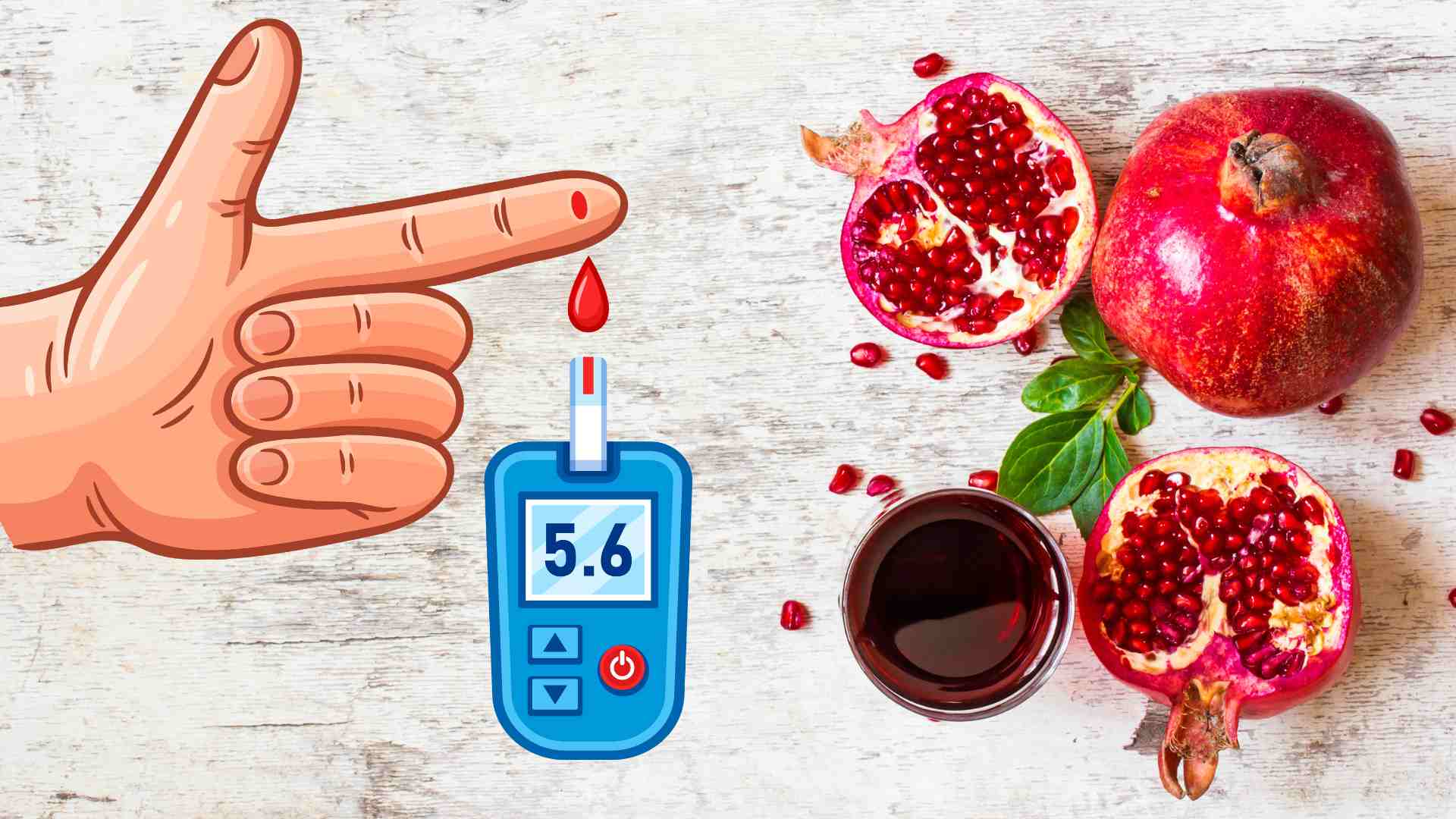 De repente, un jugo apoya el control del azucar en la sangre. Grafico: Canva