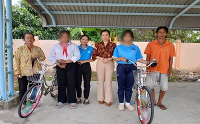 Xuan loved to the Khmer people. Photo: TTVH Tra On