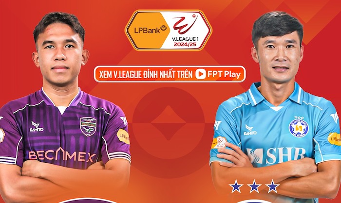 Binh Duong welcomed Da Nang in round 18 V.League. Photo: FPT Play