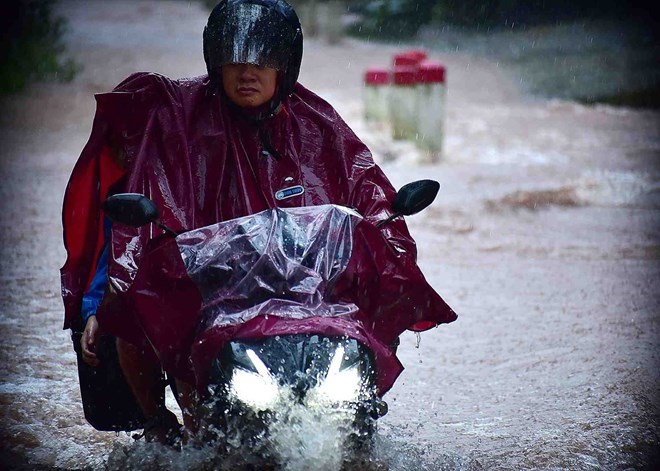 The cold air caused rain and cold weather in Hue City in the coming days. Photo: Phuc Dat.