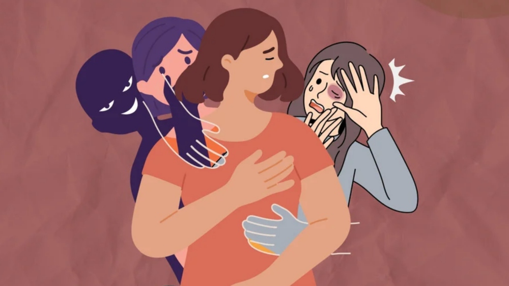 Women are abused and suffered in the house themselves - where they should be safe. Graphics: Huyen Chi